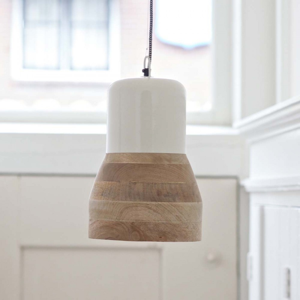Luminaire Bois Suspension : Suspension bois m?tal Salt and Pepper Big par Drawer.fr Luminaire Bois Suspension : Suspension bois m?tal Salt and Pepper Big par Drawer.fr