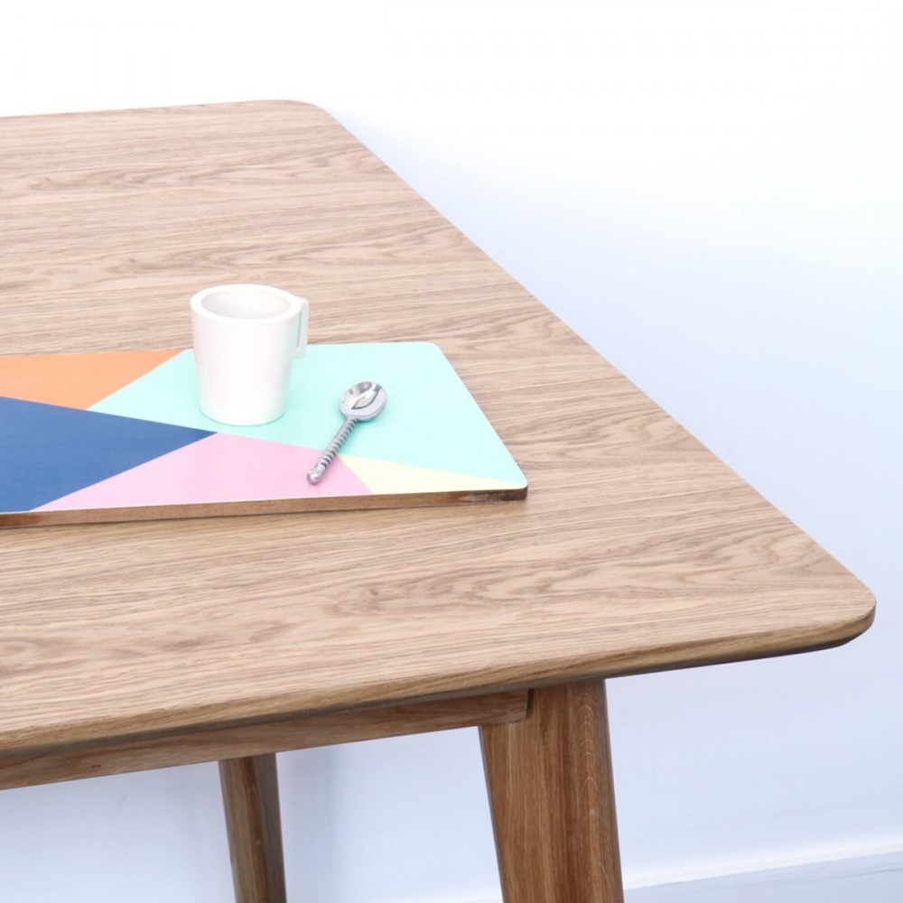 Table à manger scandinave en bois skoll by drawer