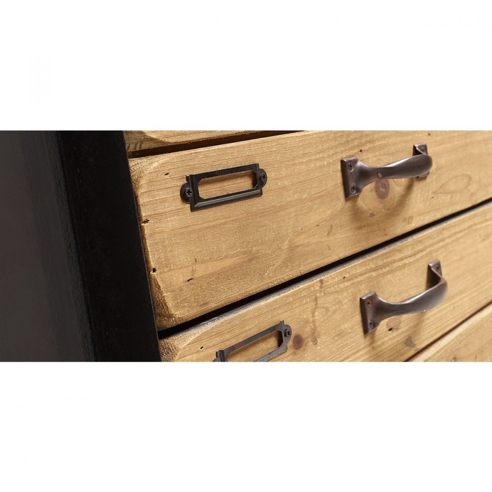 les dossiers ? Drawer a selectionné cette commode vintage en bois et ~ Commode Bois Et Metal les dossiers ? Drawer a selectionné cette commode vintage en bois et ~ Commode Bois Et Metal
