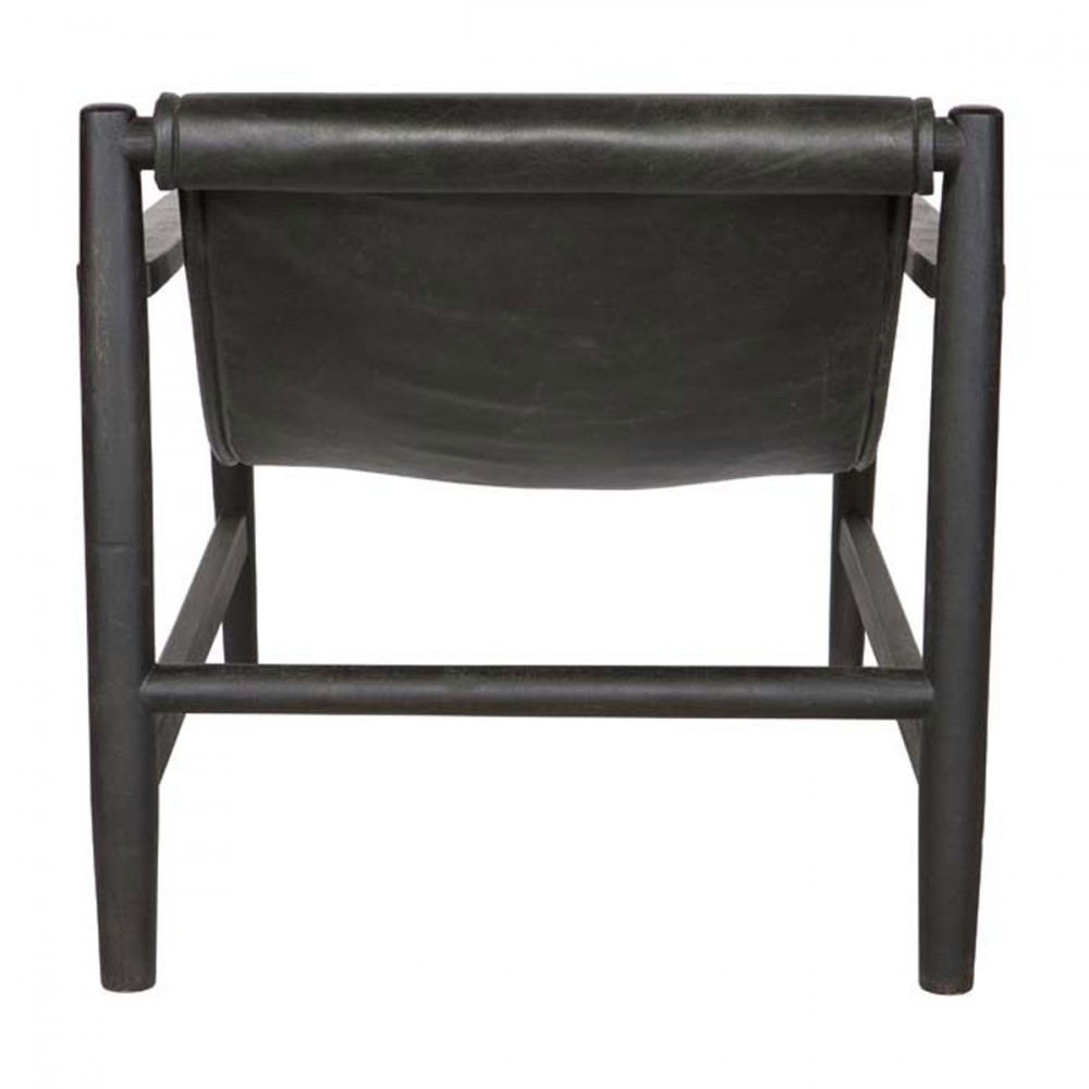 Fauteuil Bois Et Cuir : Fauteuil en bois et cuir Sling par Drawer.fr Fauteuil Bois Et Cuir : Fauteuil en bois et cuir Sling par Drawer.fr
