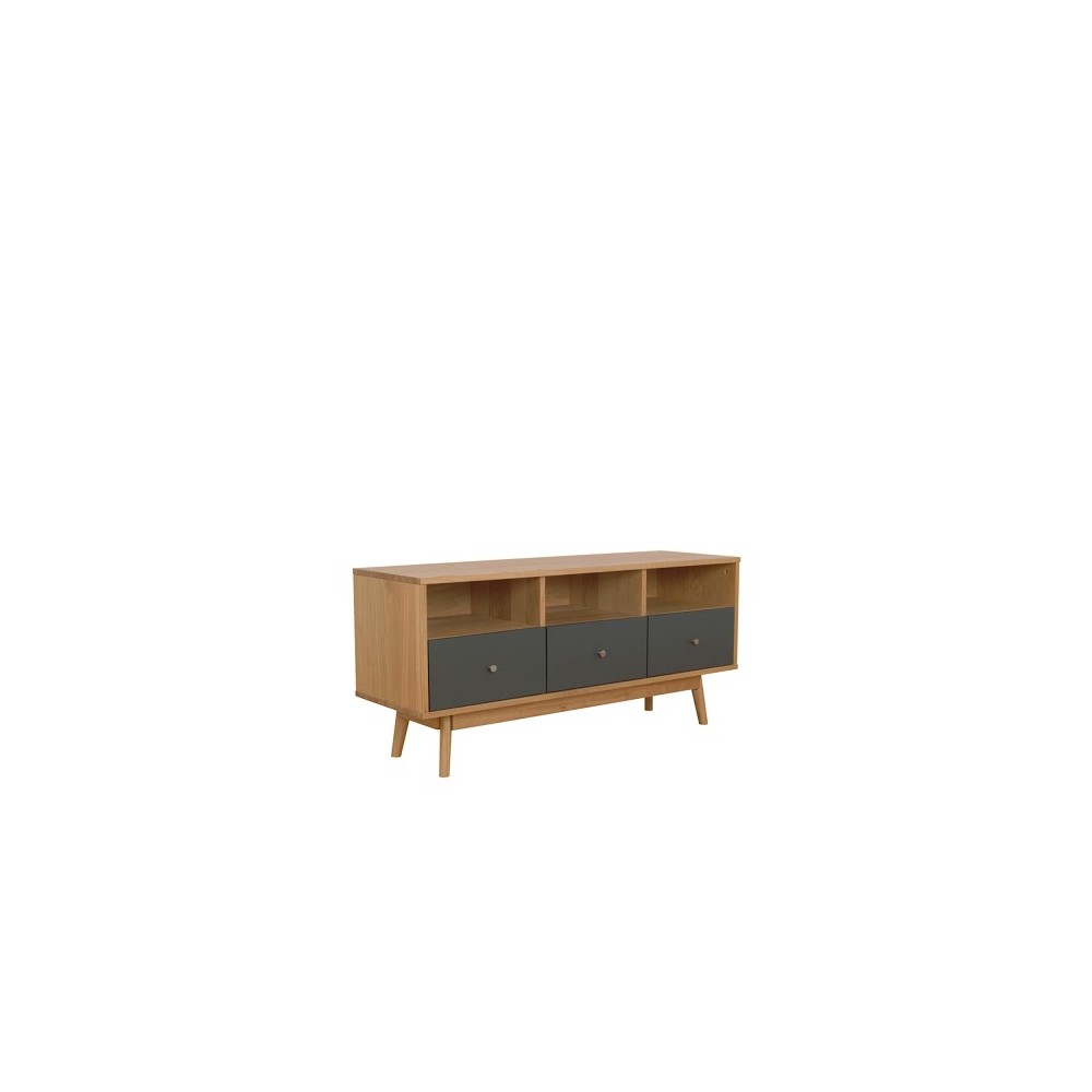 Meuble Tv Scandinave Design : Meuble Tv Design Scandinave 3 Tiroirs Gris Et Bois Skoll Gris De Meuble Tv Scandinave Design : Meuble Tv Design Scandinave 3 Tiroirs Gris Et Bois Skoll Gris De