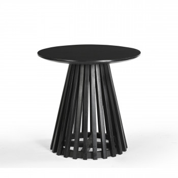 Jambi - Table d'appoint ronde en bois massif ø50cm