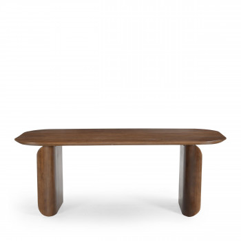 Dumai - Table à manger en bois massif 200x90cm