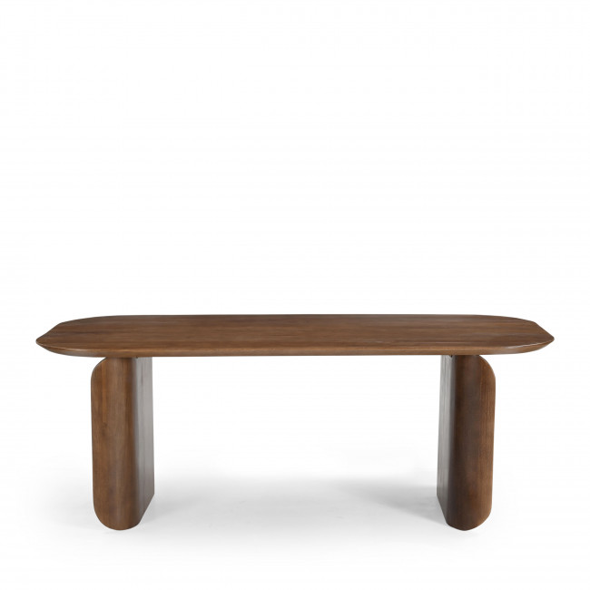 Dumai - Table à manger en bois massif 200x90cm