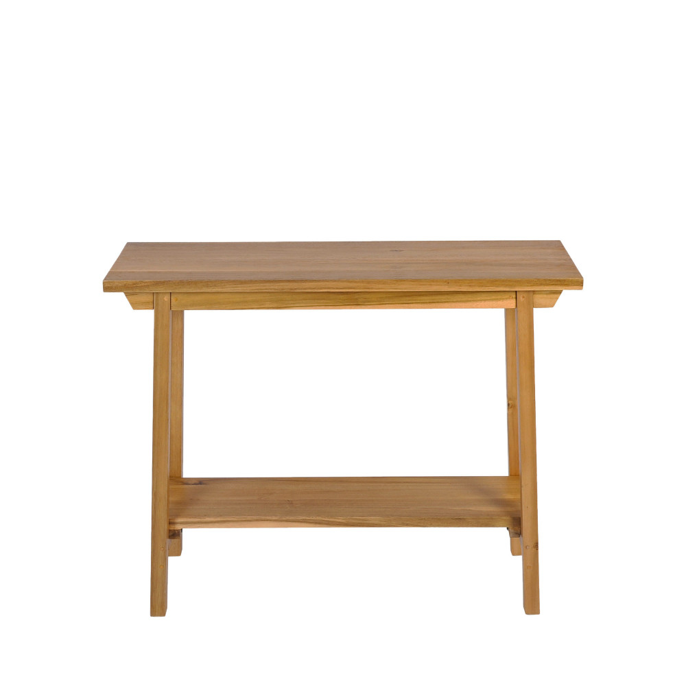 Hanotilo - Console en acacia L100cm - Couleur - Bois foncé