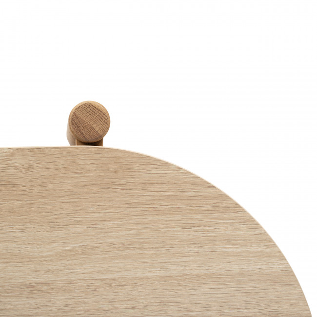 Ellos - Table basse en bois et cannage