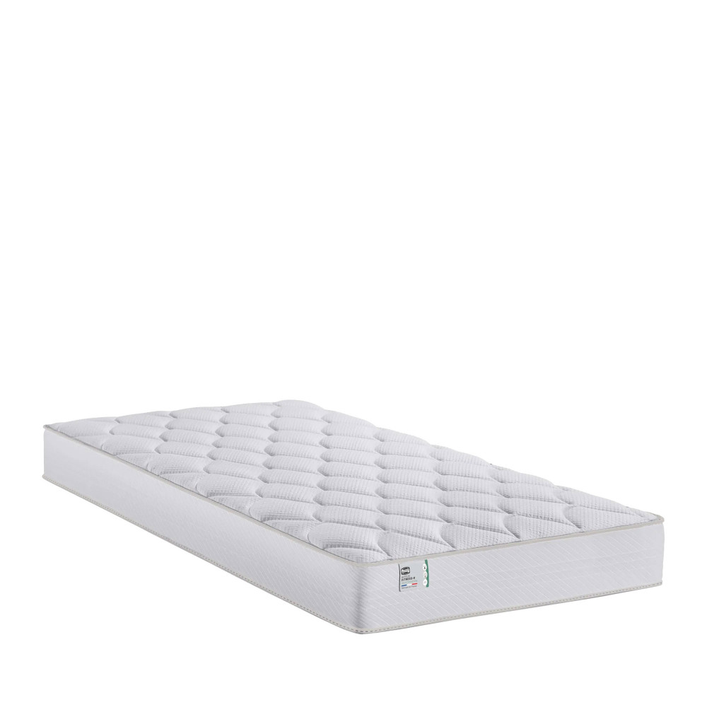 Fitness-R - Matelas 100% ressorts et mémoire de forme, accueil ferme - Dimensions - 90x190cm