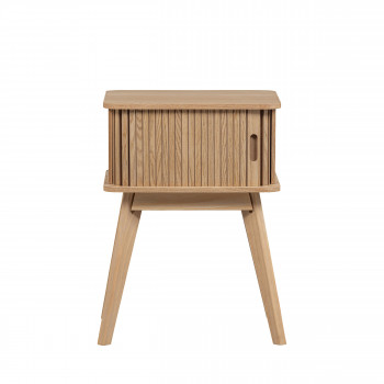 Marla - Table de chevet 1 porte en bois H55cm