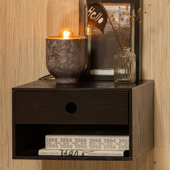 Nancy - Table de chevet murale en bois