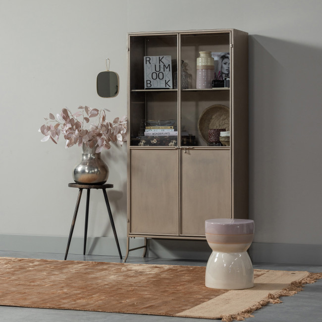 Glazed - Table d'appoint ronde en céramique ø33cm