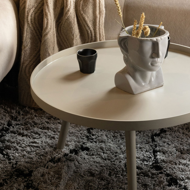 Table d'appoint ronde bois L Mesa