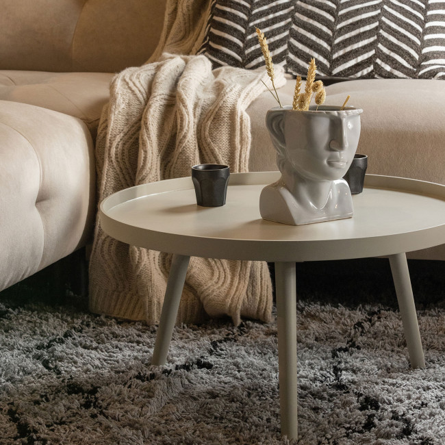 Table d'appoint ronde bois L Mesa