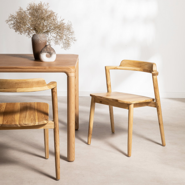Joko - Lot de 2 chaises en teck