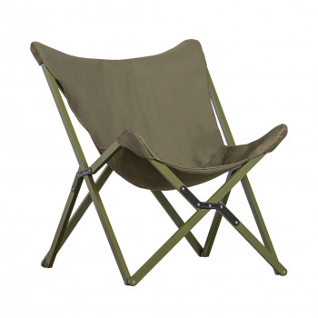 Lazy Afternoon - Fauteuil de jardin pliable en tissu et métal