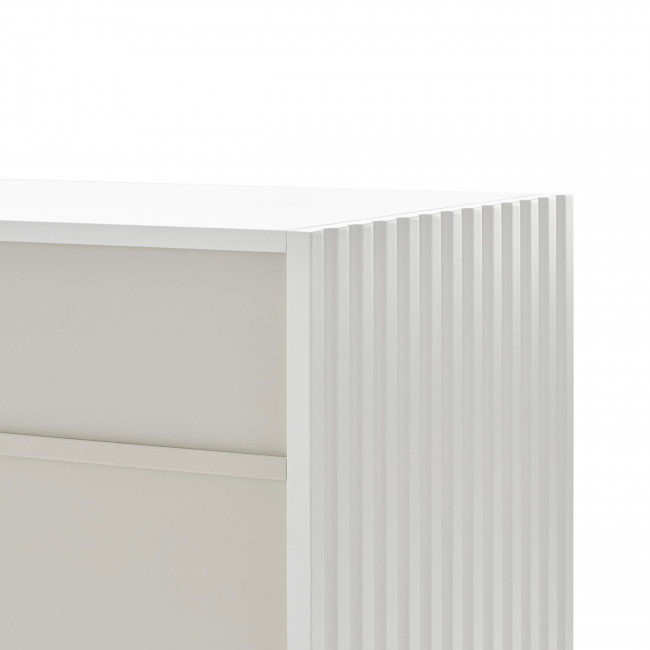 Doric - Buffet haut 2 portes en bois H120cm