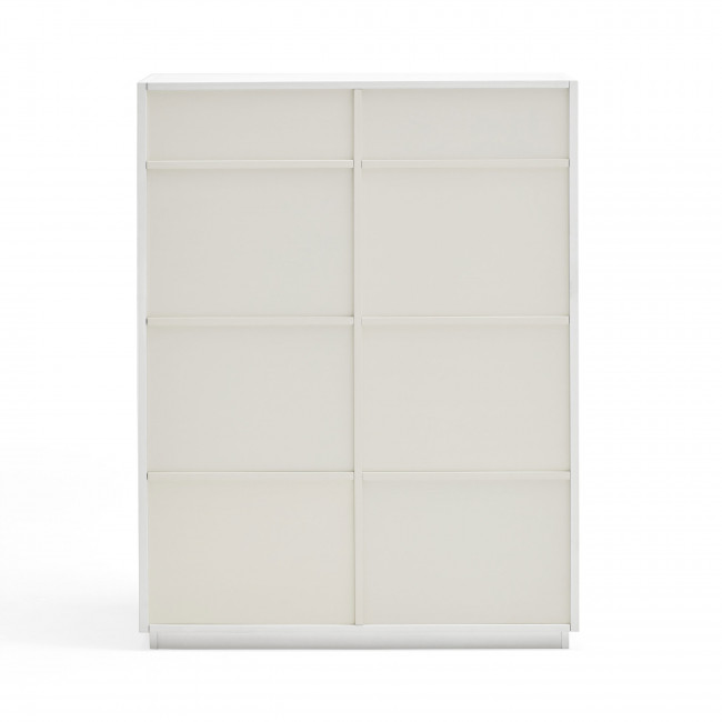 Doric - Buffet haut 2 portes en bois H120cm