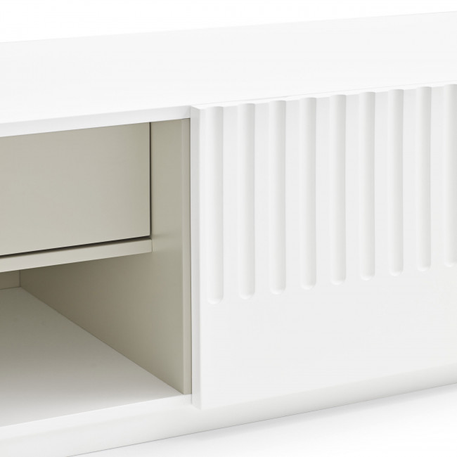 Doric - Meuble tv 4 portes en bois L180cm