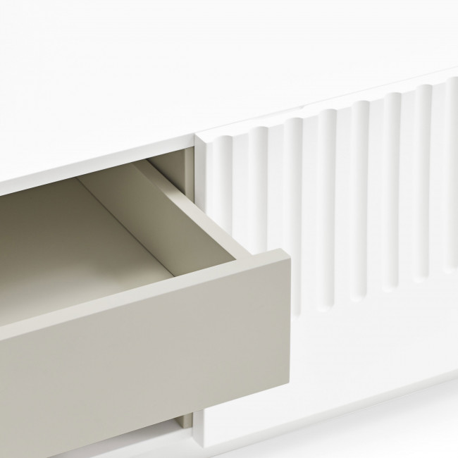 Doric - Meuble tv 4 portes en bois L180cm