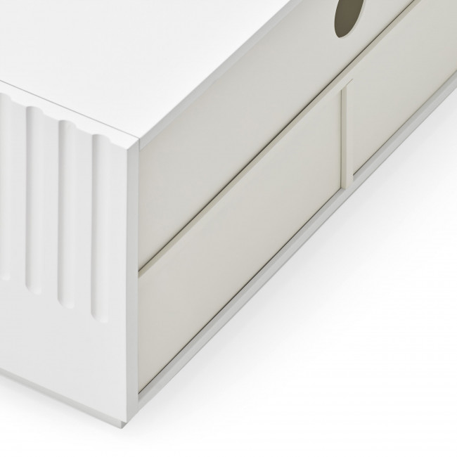 Doric - Meuble tv 4 portes en bois L180cm