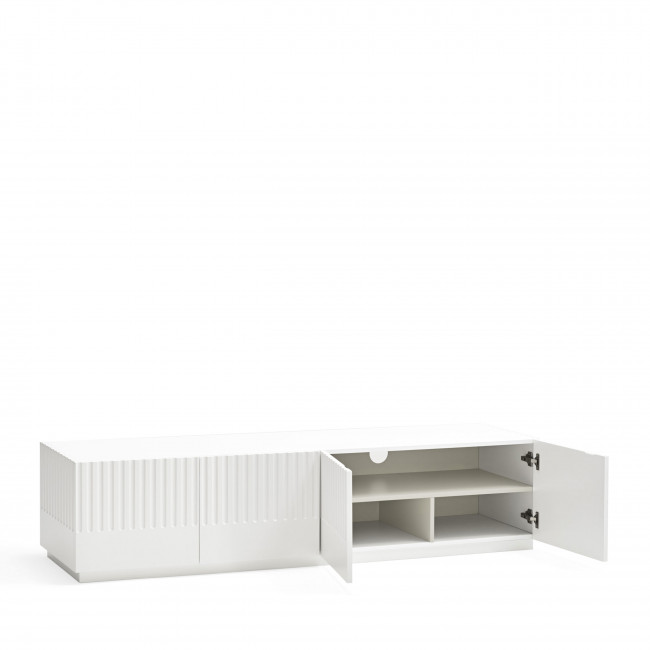 Doric - Meuble tv 4 portes en bois L180cm