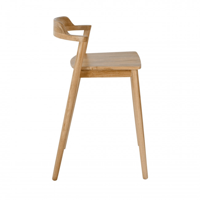 Joko - Lot de 2 chaises de bar en teck H65cm