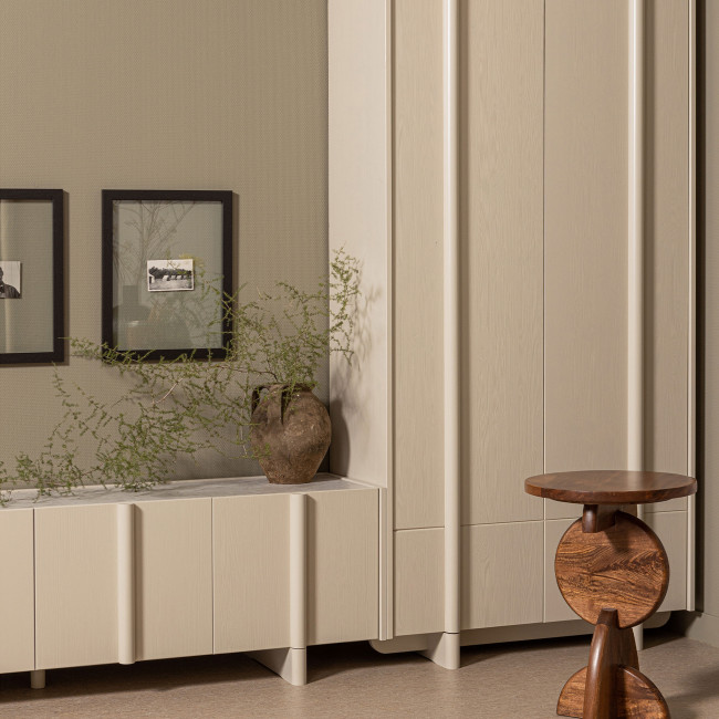 Basu - Meuble tv 3 portes en bois L200cm