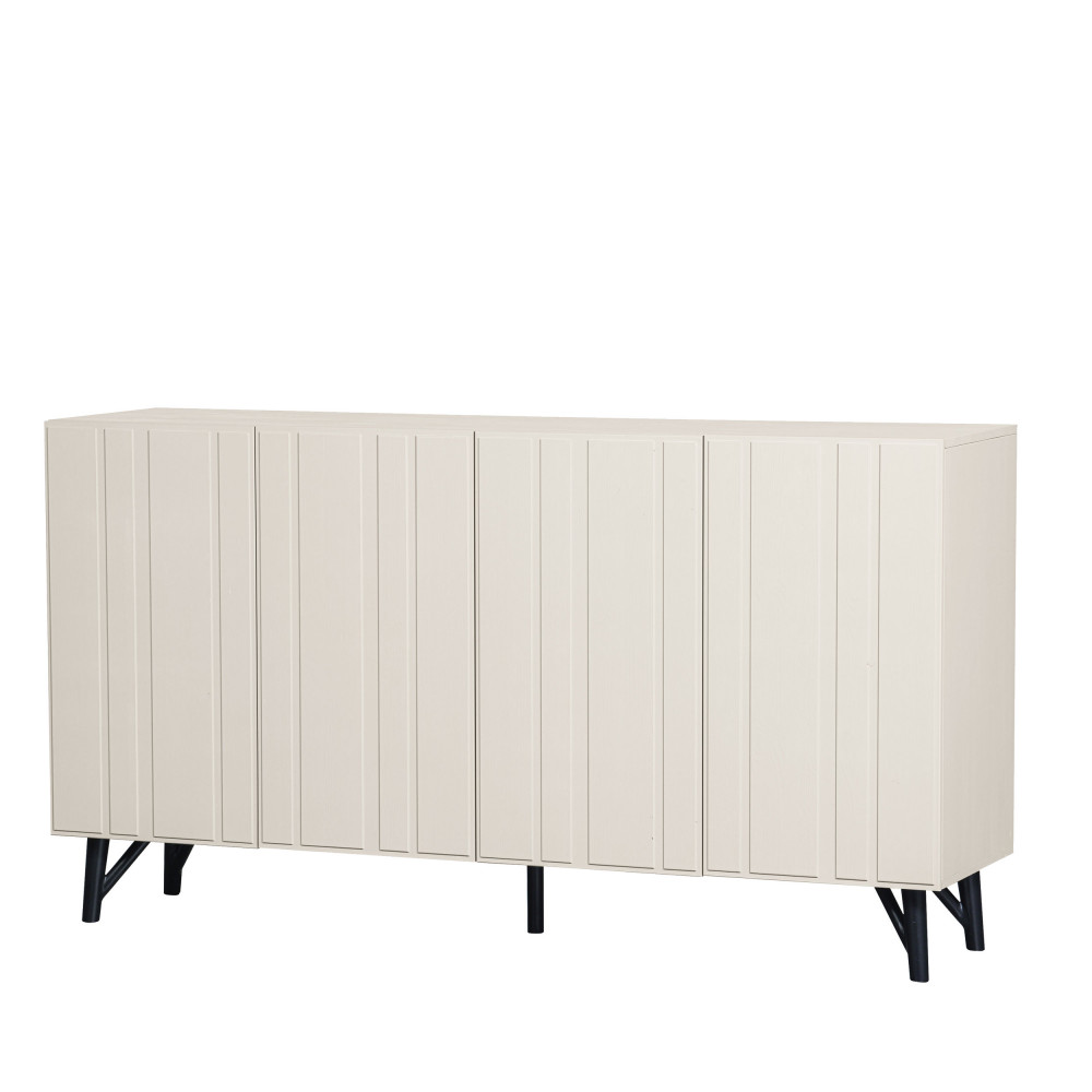 Woood MILLER L181cm Drawer bois 4 - Buffet | portes en