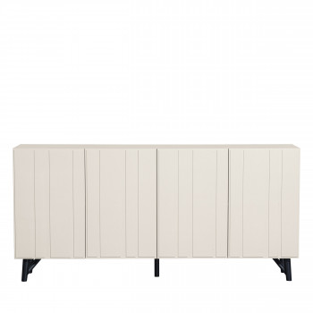 Miller - Buffet 4 portes en bois L181cm