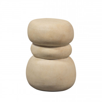 Yvo - Table d'appoint en fibres d'argile ø33cm