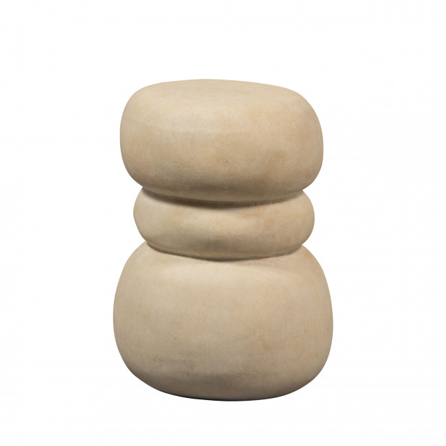 Yvo - Table d'appoint en fibres d'argile ø33cm