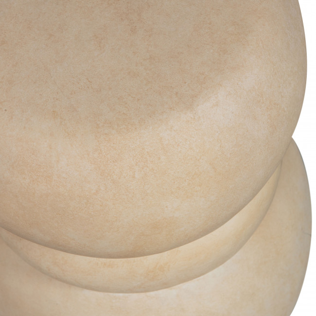 Yvo - Table d'appoint en fibres d'argile ø33cm