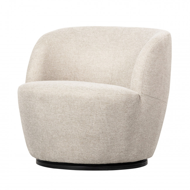 Serra - Fauteuil pivotant design en tissu