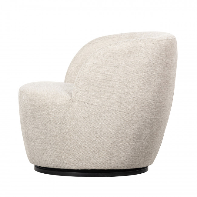 Serra - Fauteuil pivotant design en tissu