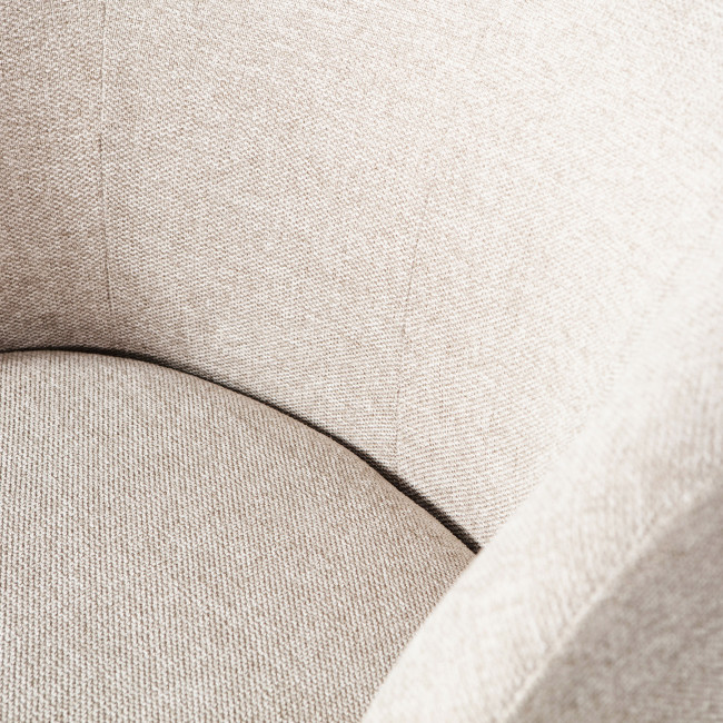 Serra - Fauteuil pivotant design en tissu