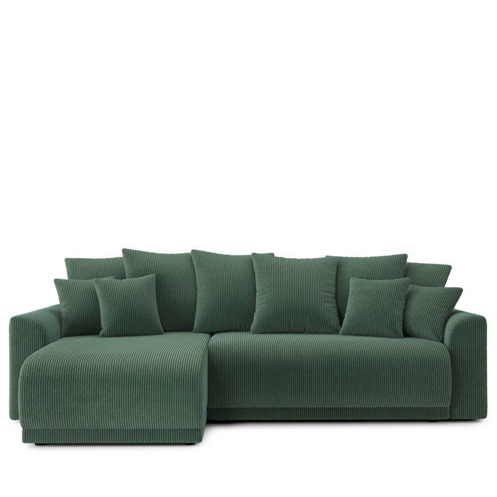 Canapé d'angle 4 places Tissu Vintage Confort Promotion