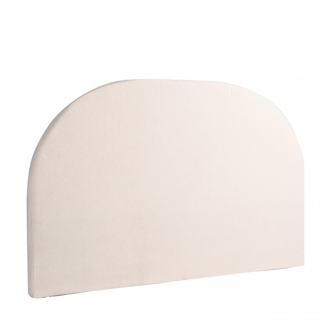 Noussa - Tête de lit en coton et lin demi-lune L170cm