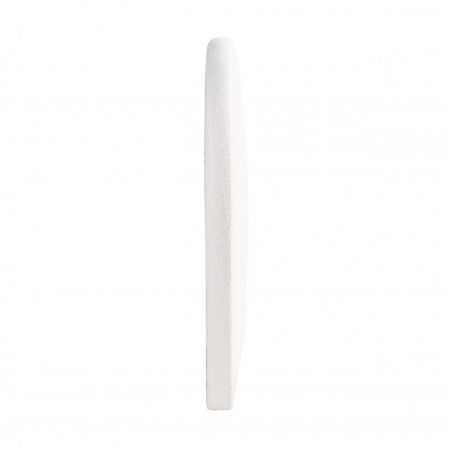 Noussa - Tête de lit en tissu bouclette demi-lune L170cm