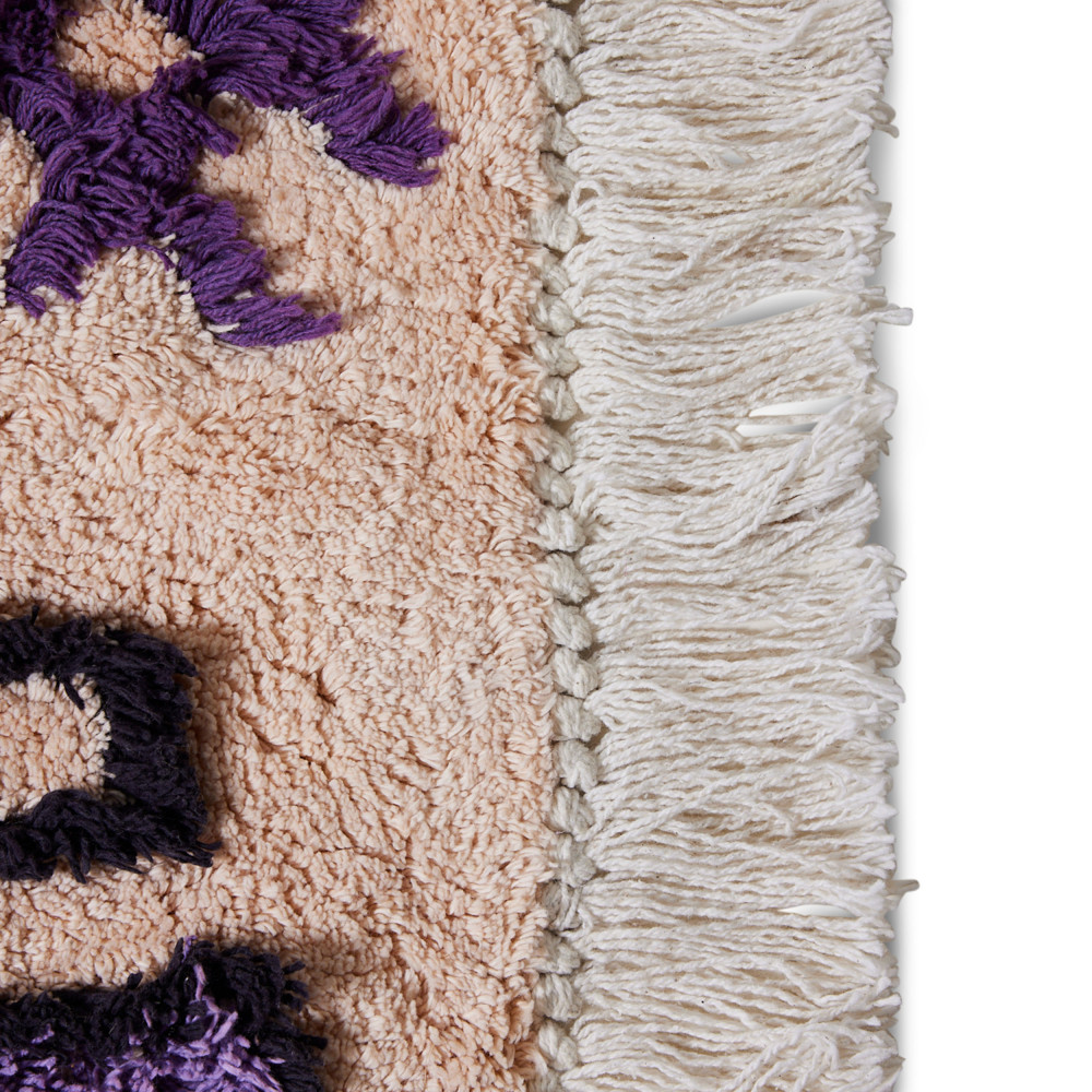 Tapis - Rug en coton - Violet (Prix en fcfa)