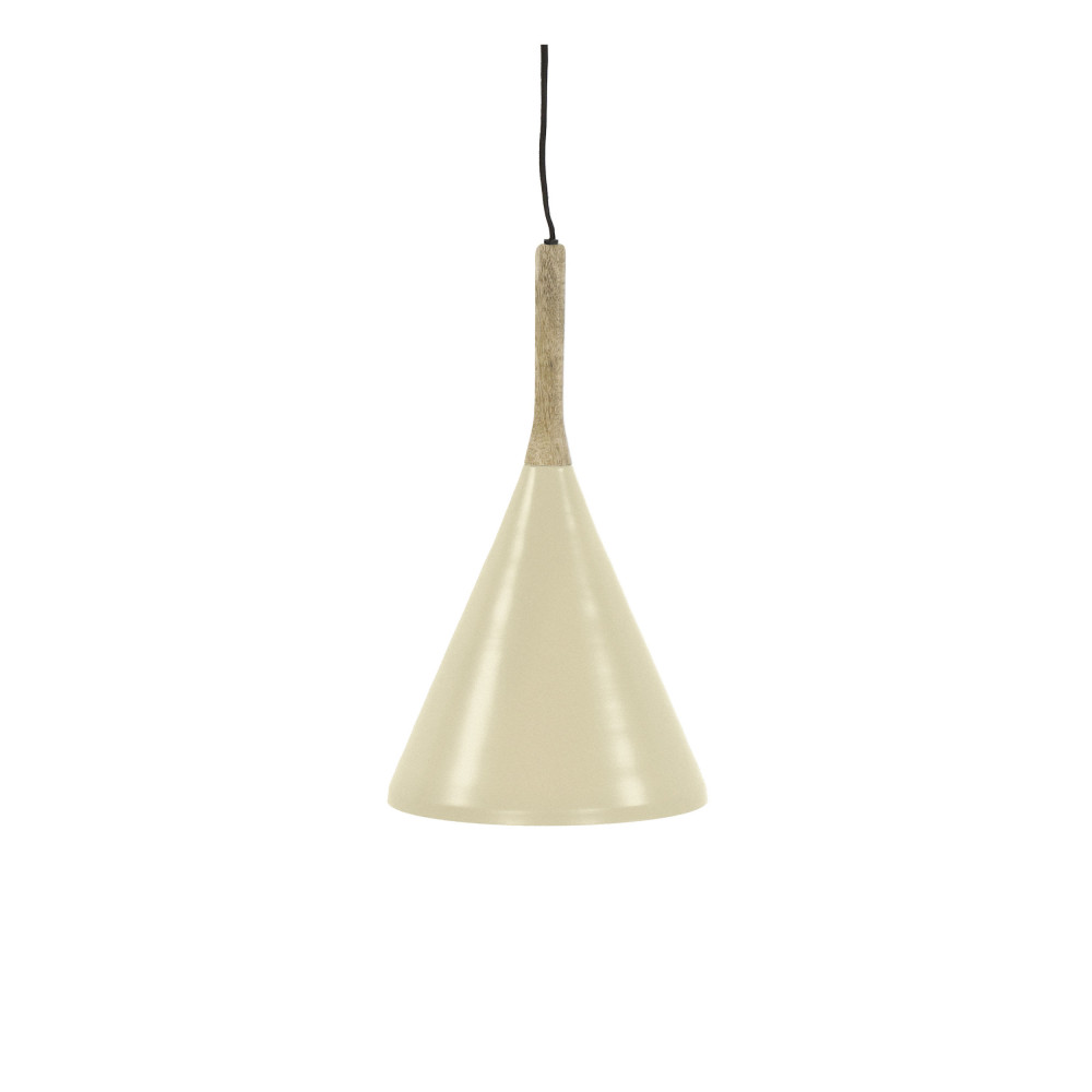Brampton - Suspension conique en métal ø25cm - Couleur - Beige