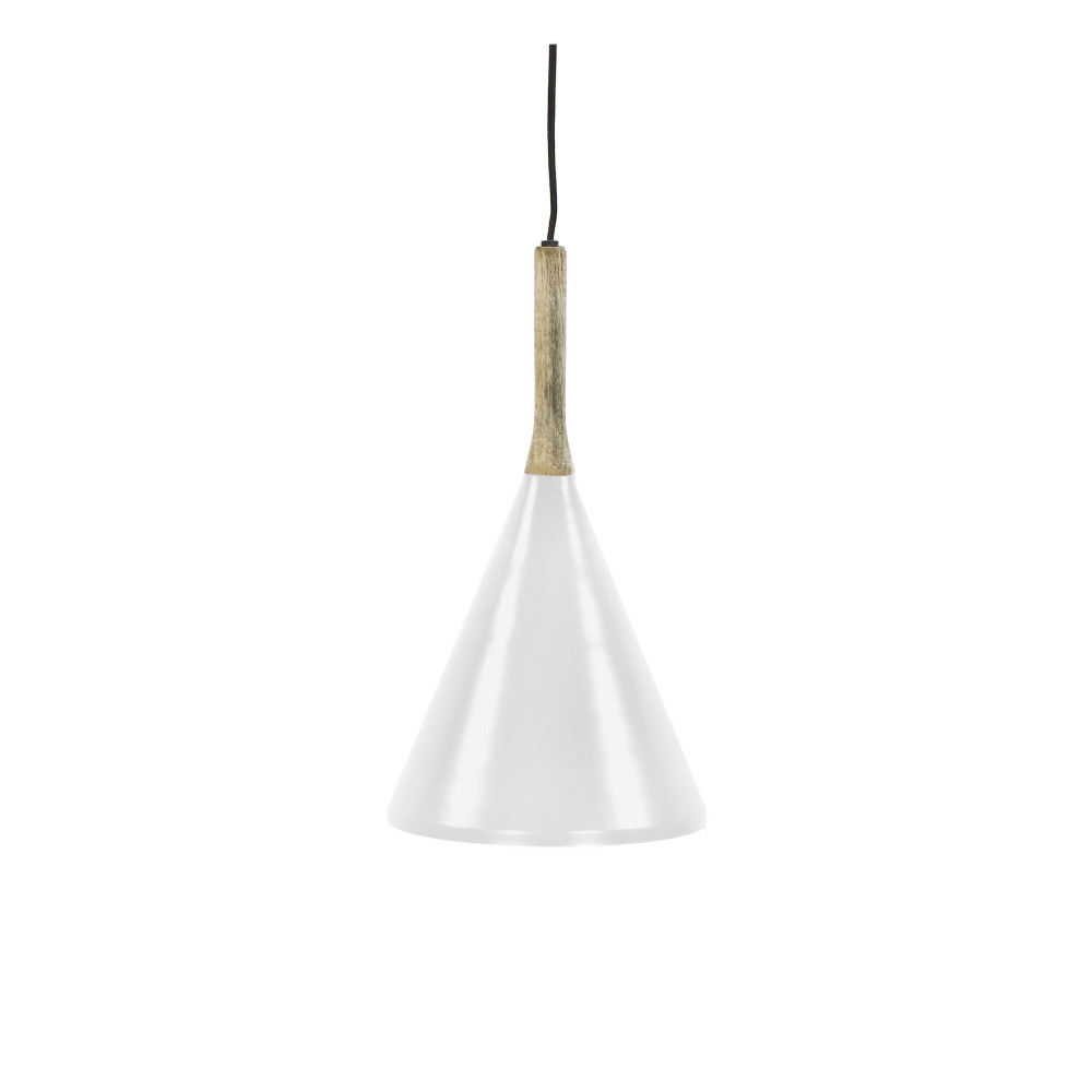 Brampton - Suspension conique en métal ø25cm - Couleur - Blanc
