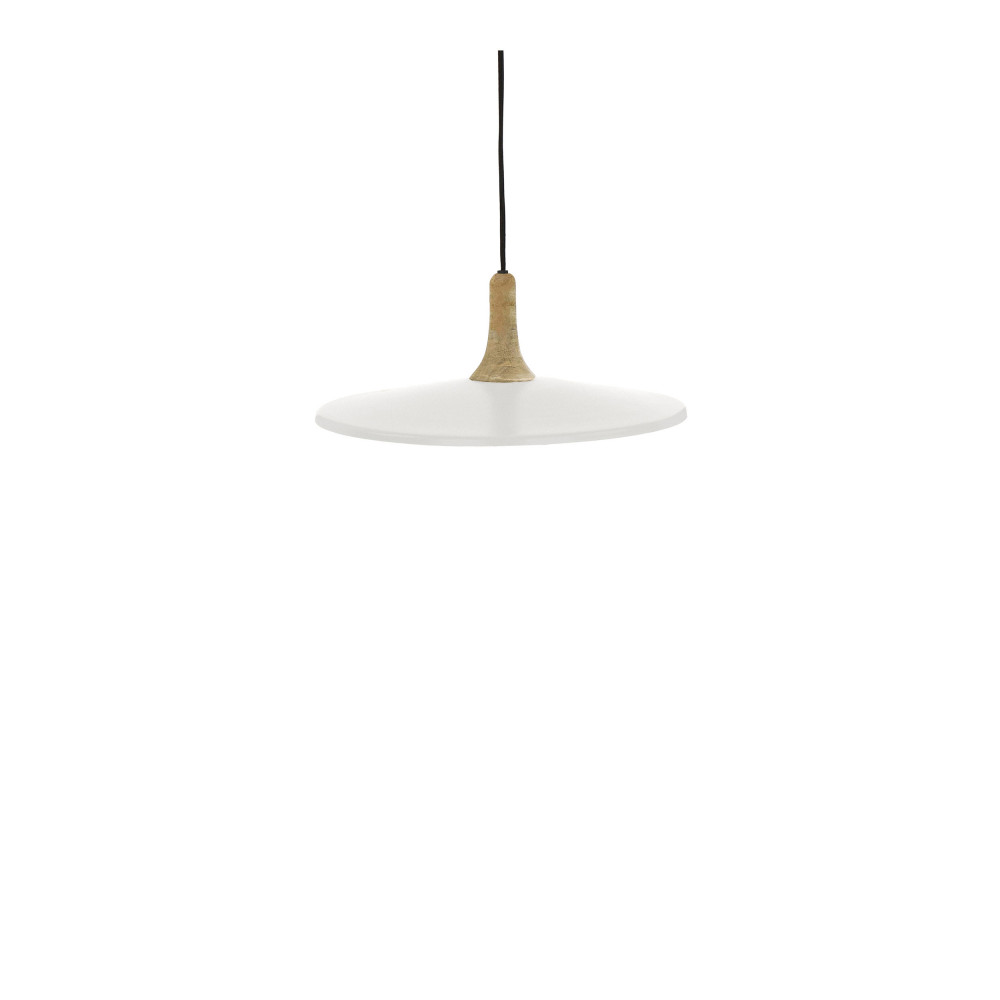 Brampton - Suspension ronde en métal ø40cm - Couleur - Blanc