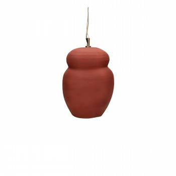 Perugia - Suspension ronde en argile ø23cm