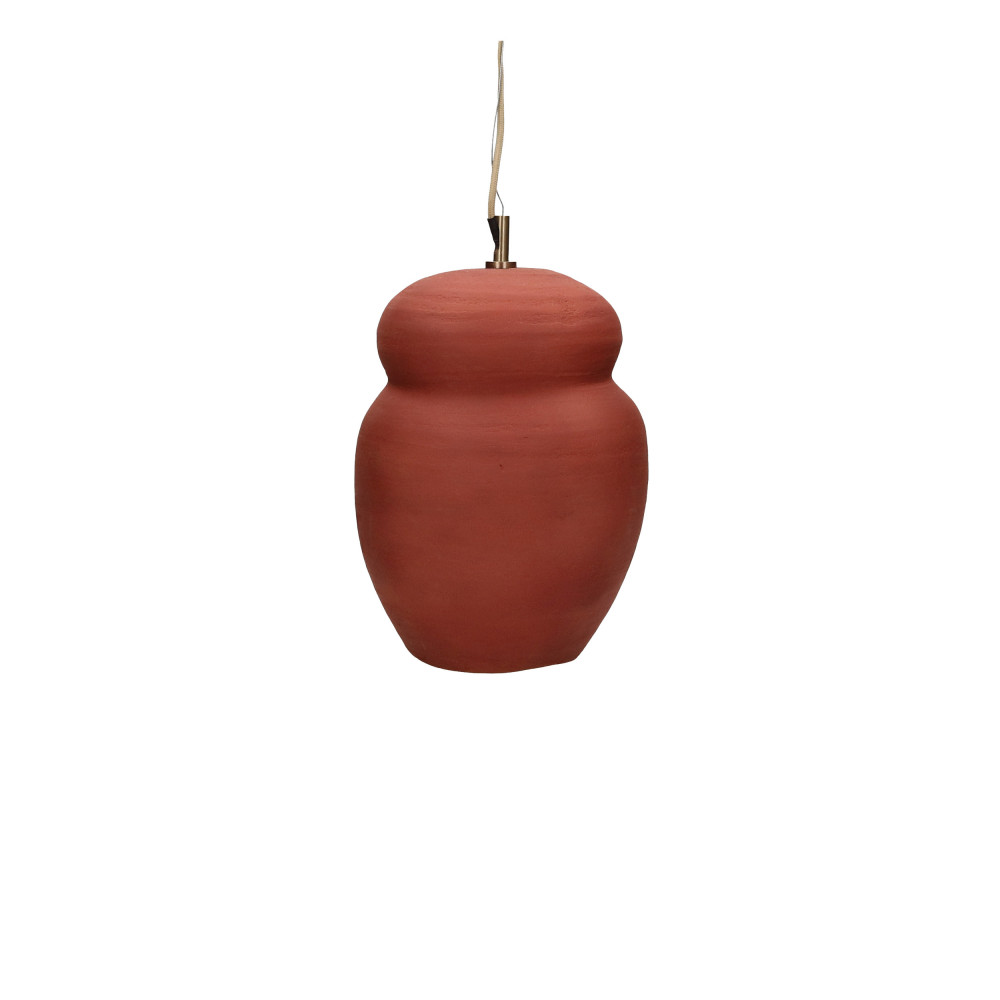 Perugia - Suspension ronde en argile ø23cm - Couleur - Terracotta