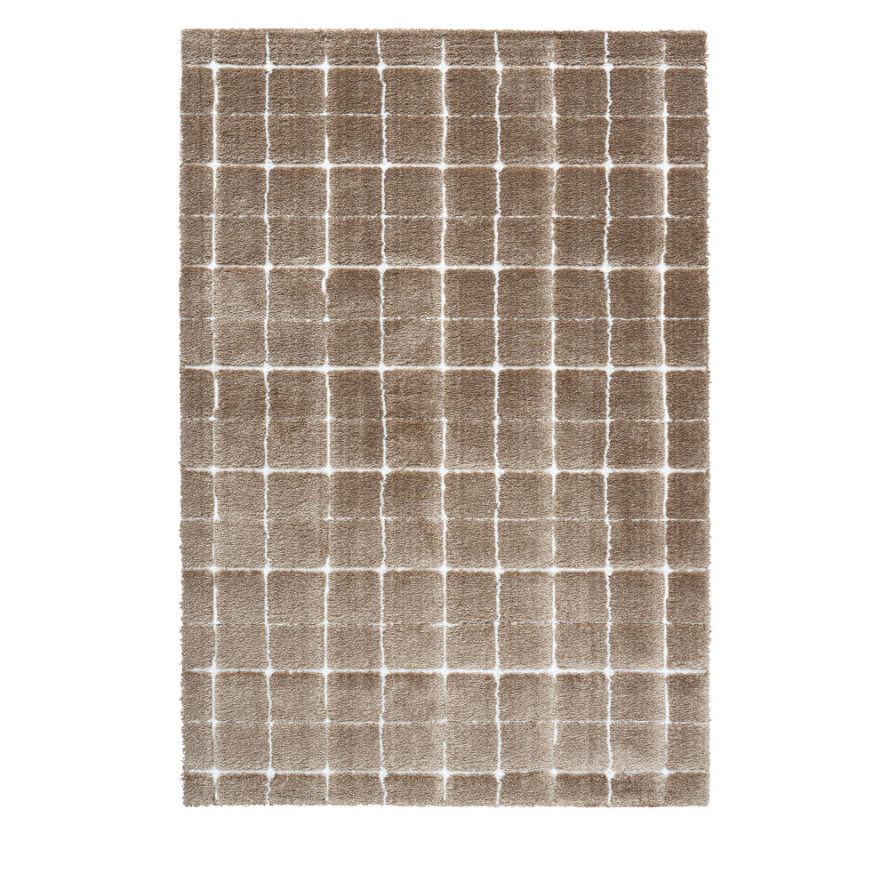 Byron I - Tapis contemporain - Couleur - Brun, Dimensions - 200x290 cm