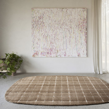 Byron V - Tapis contemporain ovale