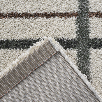 Miles - Tapis contemporain à motif géométrique