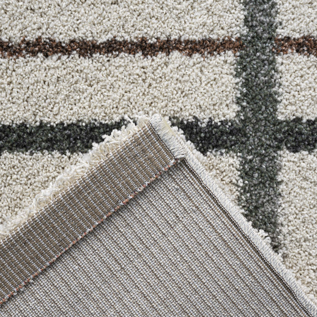 Miles - Tapis contemporain à motif géométrique