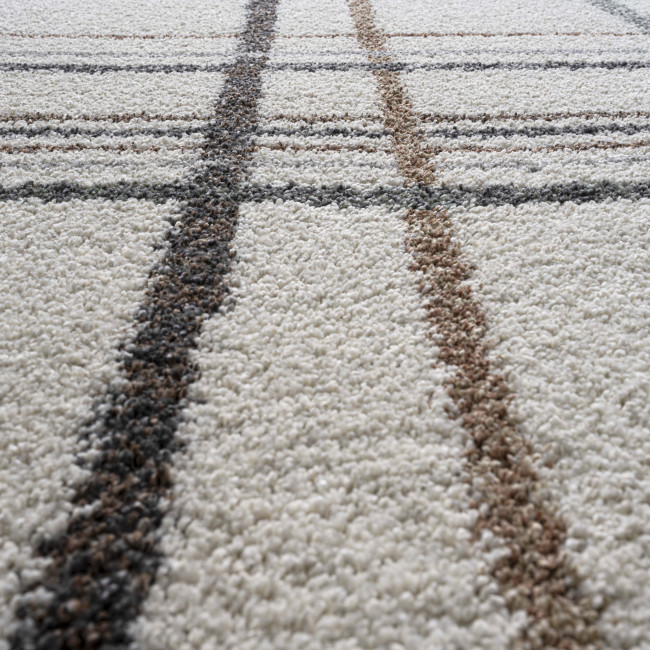 Miles - Tapis contemporain à motif géométrique