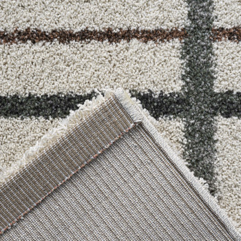 Miles - Tapis contemporain à motif géométrique