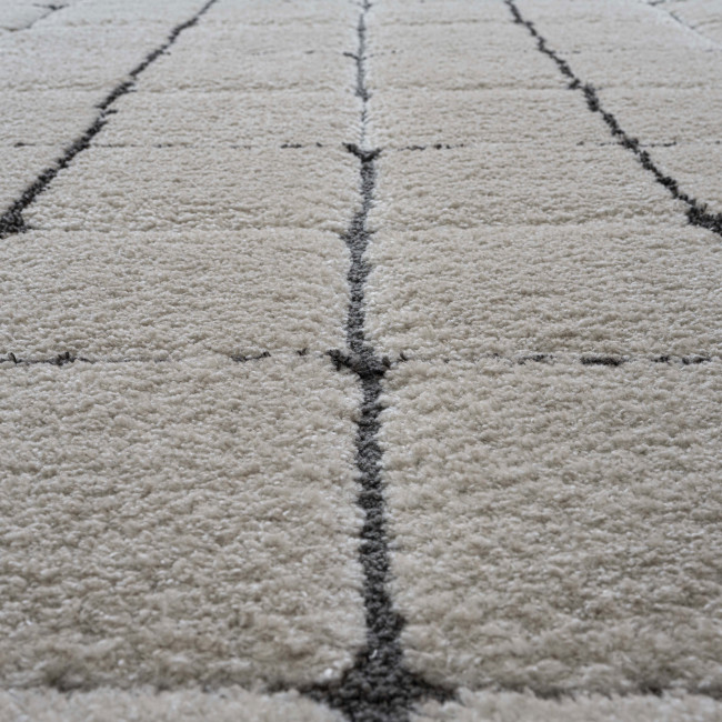 Byron VI - Tapis contemporain ovale